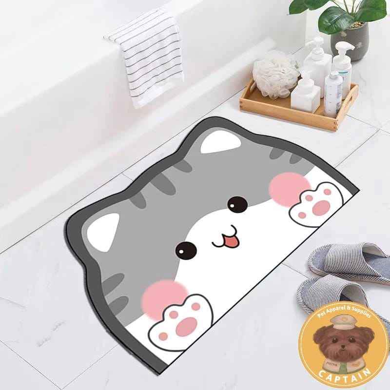 Character Bath Mat Water Absorbent Non-Slip