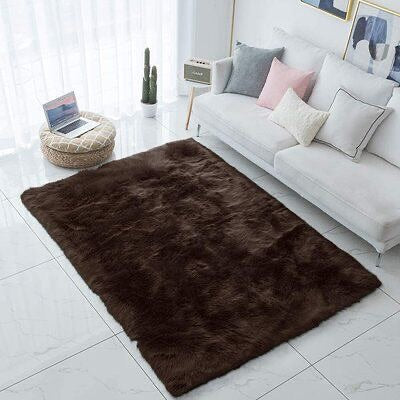 Faux Sheepskin Super Soft, Center Piece ( Rectangle ) ( 2.5 x 4 FEET )