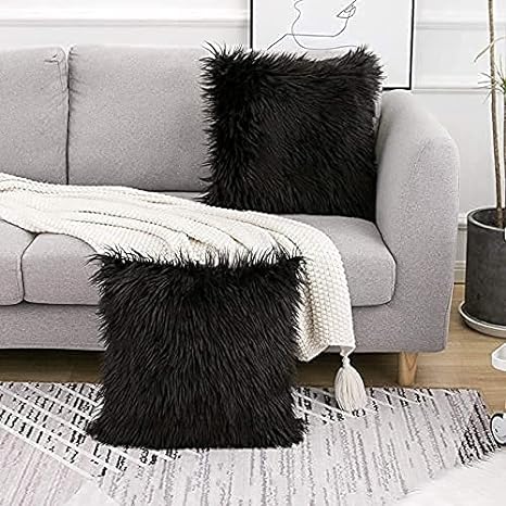 Faux Fur Cushion For Home Decore ( With Filling )