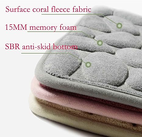 stone Absorbent Floor Mat Non-Slip Foot Mat