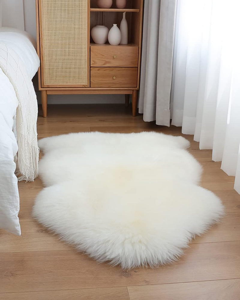 Faux Sheepskin Super Soft, Center Piece ( Shape ) ( 2 x 3 Feet )