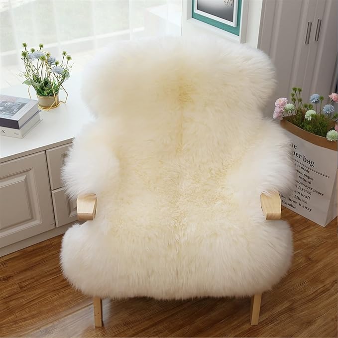 Faux Sheepskin Super Soft, Center Piece ( Shape ) ( 2 x 3 Feet )