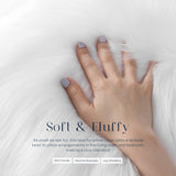 Faux Fur Throw Pillow Covers Square ( With Filling ) 18 X 18  Inches