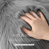 Faux Fur Throw Pillow Covers Square ( With Filling ) 18 X 18  Inches