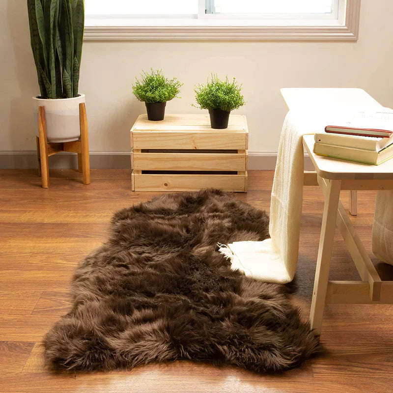 Faux Sheepskin Super Soft, Center Piece ( Shape ) ( 2 x 3 Feet )