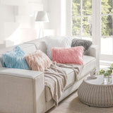 Faux Fur Throw Pillow Covers Square ( With Filling ) 18 X 18  Inches