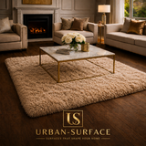 Luxury Rabbit Fur Rug – 3FT  X 3FT ( Beige )