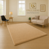 Luxury High Quality Rabbit Fur Rug – 2.5FT X 4FT ( Beige )
