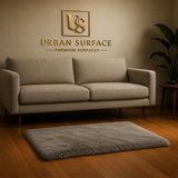 Luxury High Quality Rabbit Fur Rug – 2FT X 3FT (Gray )