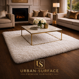 Luxury High Quality Rabbit Fur Rug – 3FT  X 3FT ( White )