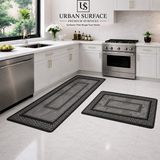 Anti Slip Water Absorbent 2 Piece Runner With Mat