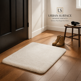 Luxury Rabbit Fur Rug  40 cm × 60 cm 1.31 ft × 1.97 ft ( White )