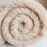 Luxury Rabbit Fur Rug – 3FT  X 3FT ( Beige )