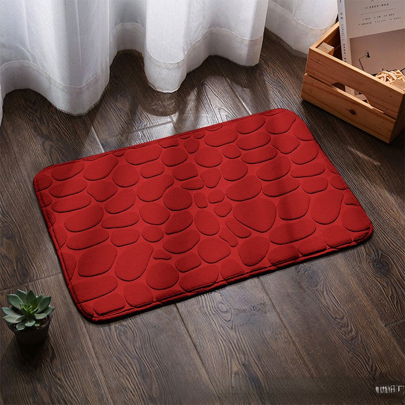 stone Absorbent Floor Mat Non-Slip Foot Mat ( Large )