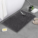 Luxury Microfiber Bath Mat – Non-Slip & Quick-Dry ( Gray )