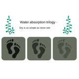 Anti Slip Water Absorbent 2 Pcs Runner With Mat (1.25 x 4 ft )