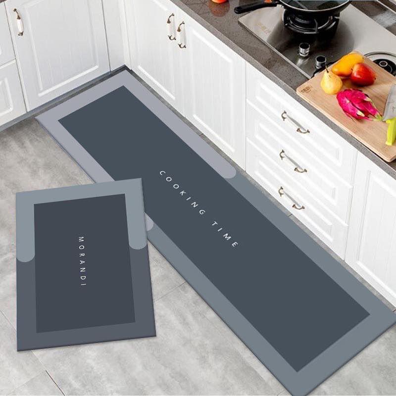 Absorbent Anti Slip Kitchen Mats ( 2 Piece )