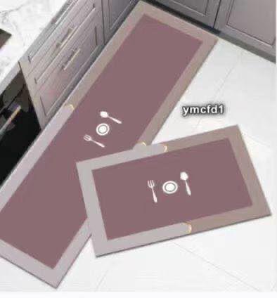 Absorbent Anti Slip Kitchen Mats ( 2 Piece )