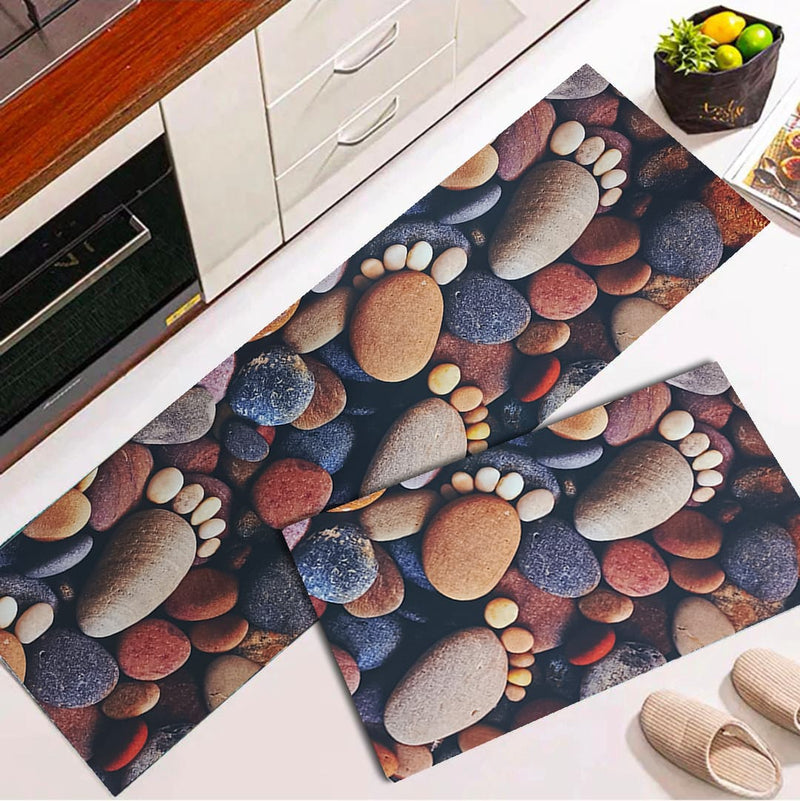 Absorbent Anti Slip Kitchen Mats ( 2 Piece )