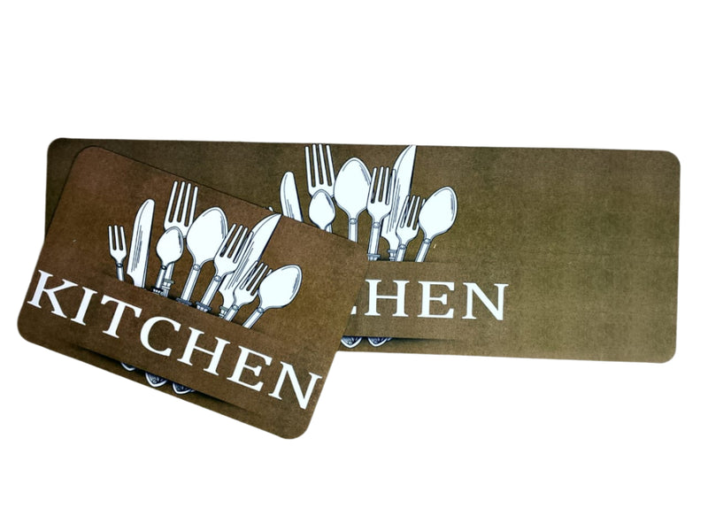 Absorbent Anti Slip Kitchen Mats ( 2 Piece )