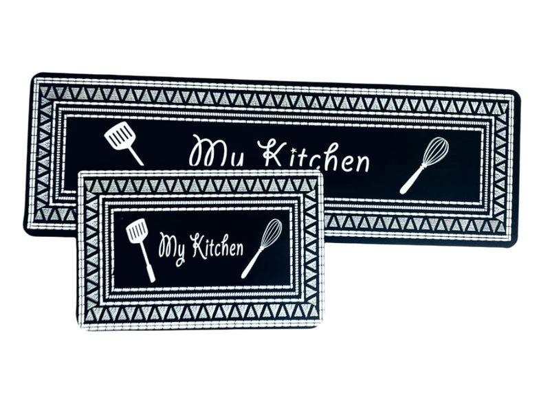 Absorbent Anti Slip Kitchen Mats ( 2 Piece )