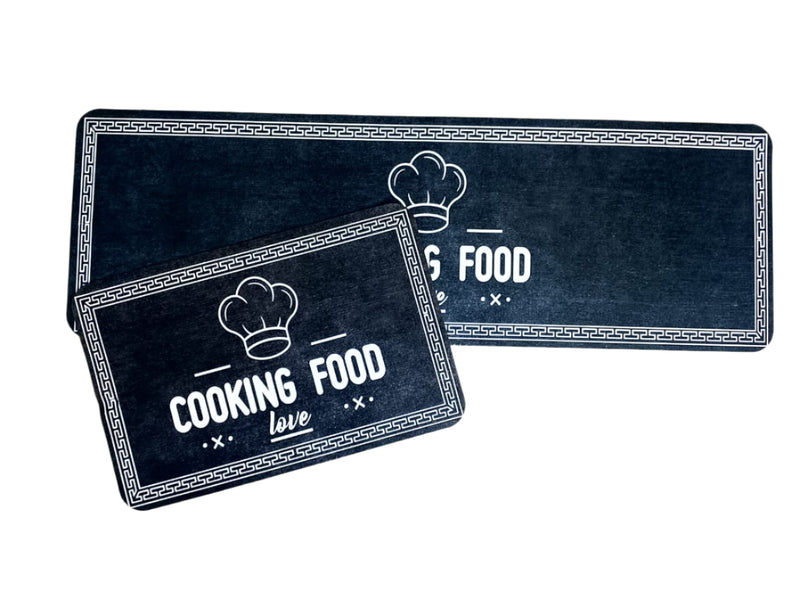 Absorbent Anti Slip Kitchen Mats ( 2 Piece )