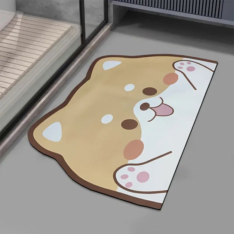 Character Bath Mat Water Absorbent Non-Slip