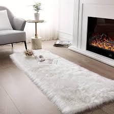 Faux Sheepskin Super Soft, Center Piece ( Rectangle ) ( 2 X 6 FEET )