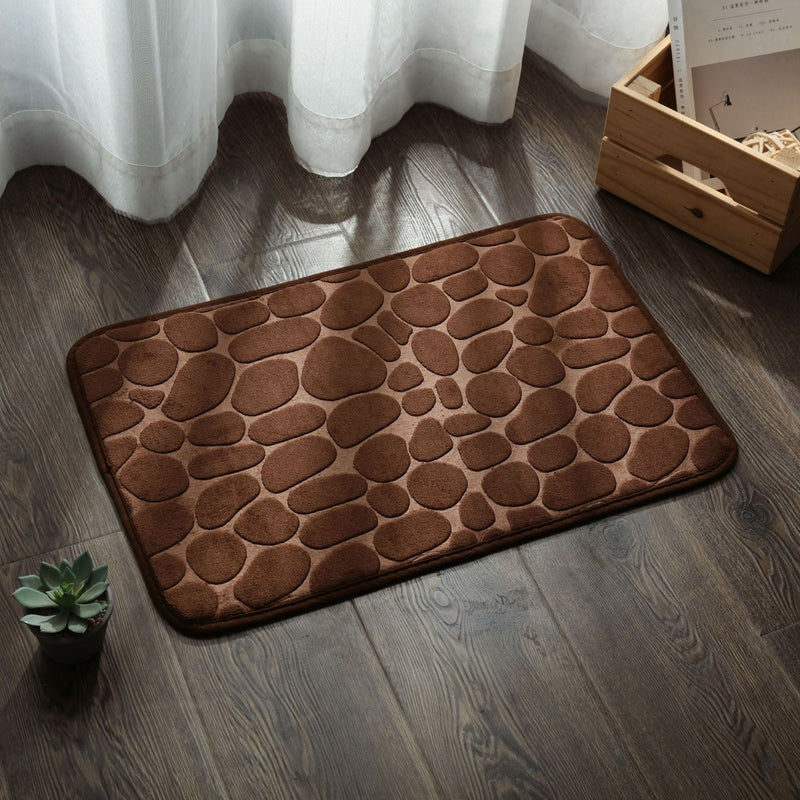 stone Absorbent Floor Mat Non-Slip Foot Mat ( Large )